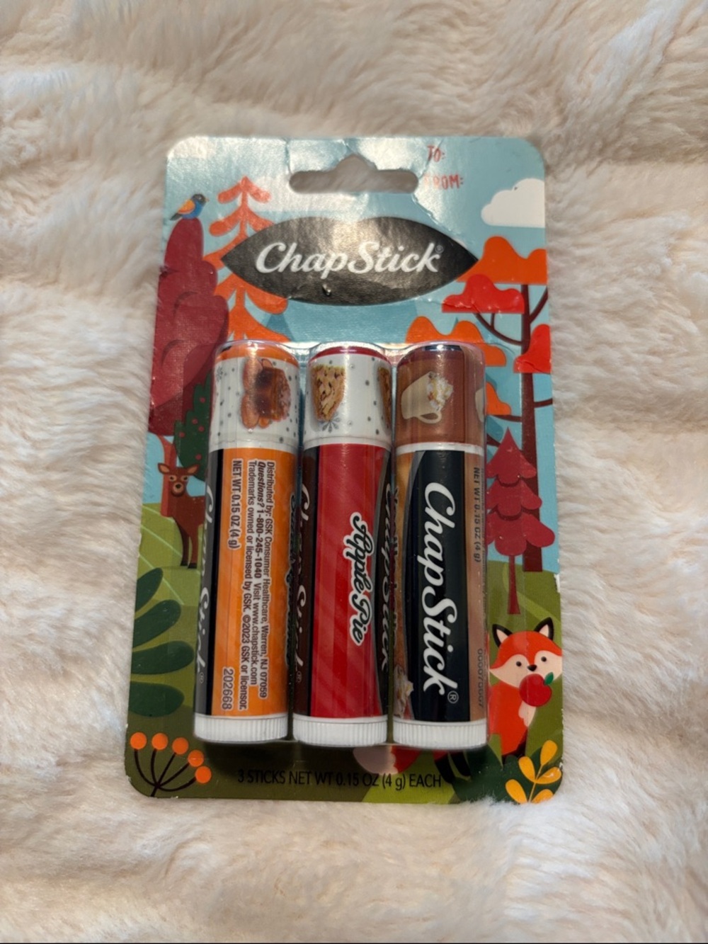 ChapStick Lip Balm Trio fall favorites